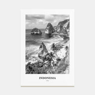 Indonesia Portrait B&W No 1 Poster