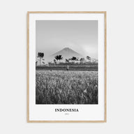 Indonesia Portrait B&W No 2 Poster
