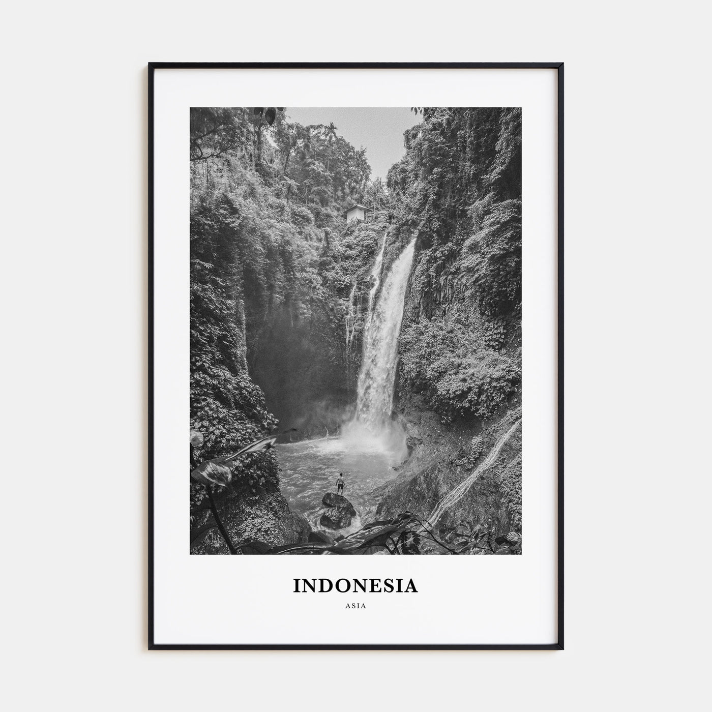 Indonesia Portrait B&W No 3 Poster