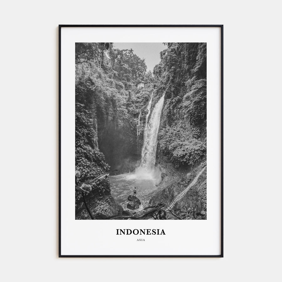 Indonesia Portrait B&W No 3 Poster