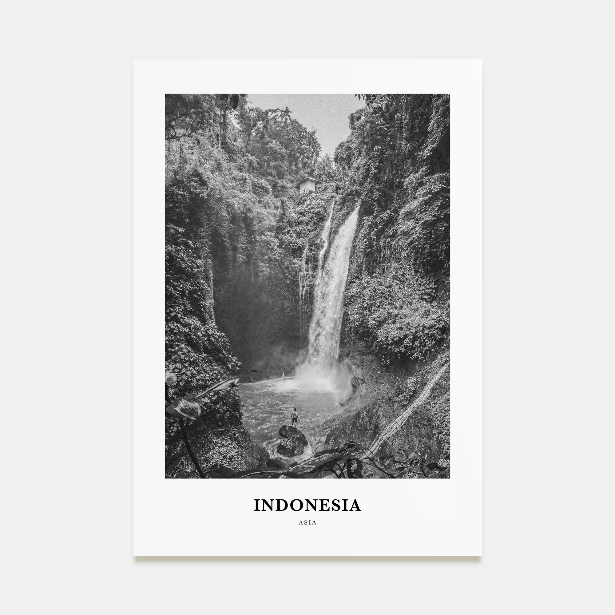 Indonesia Portrait B&W No 3 Poster