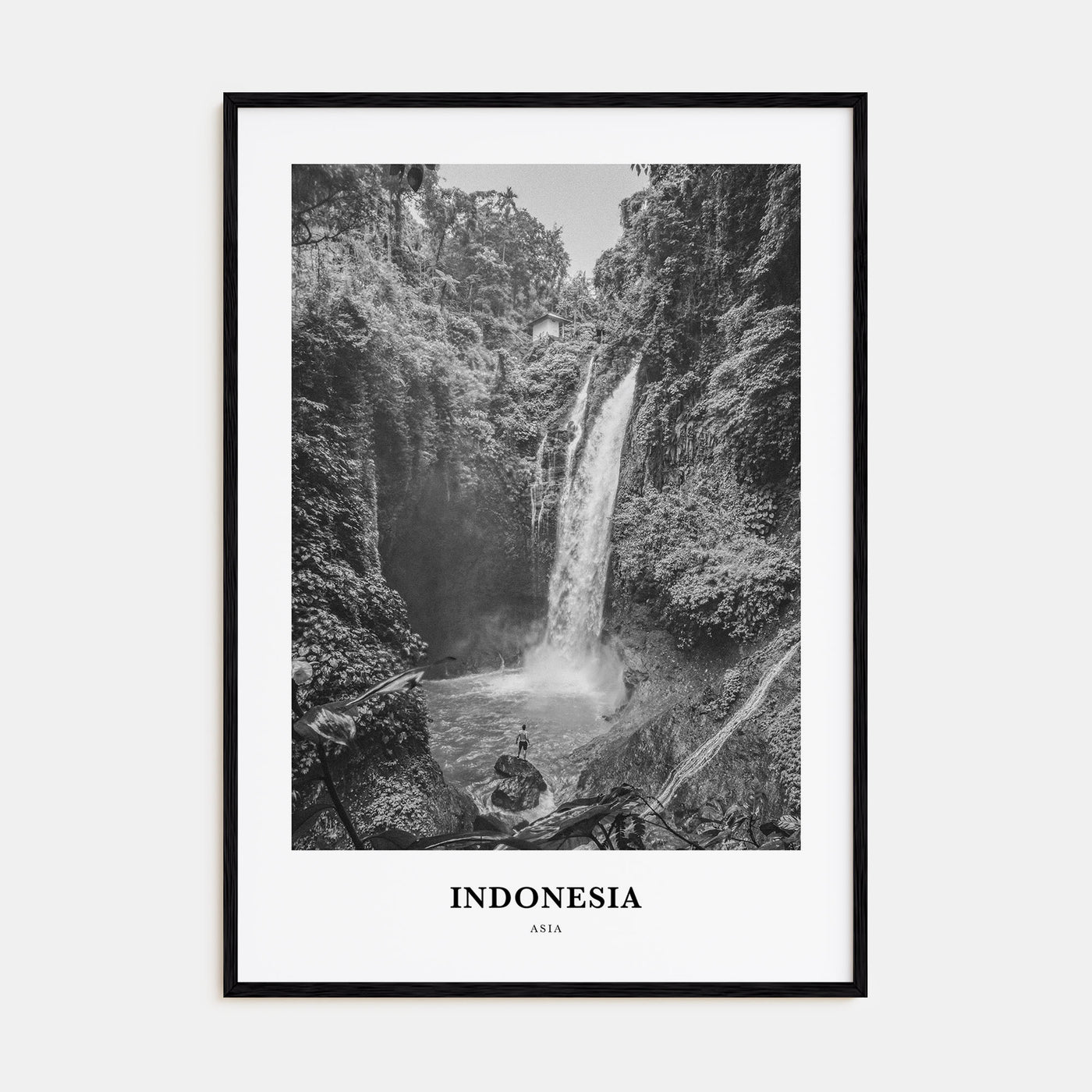 Indonesia Portrait B&W No 3 Poster