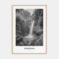 Indonesia Portrait B&W No 3 Poster