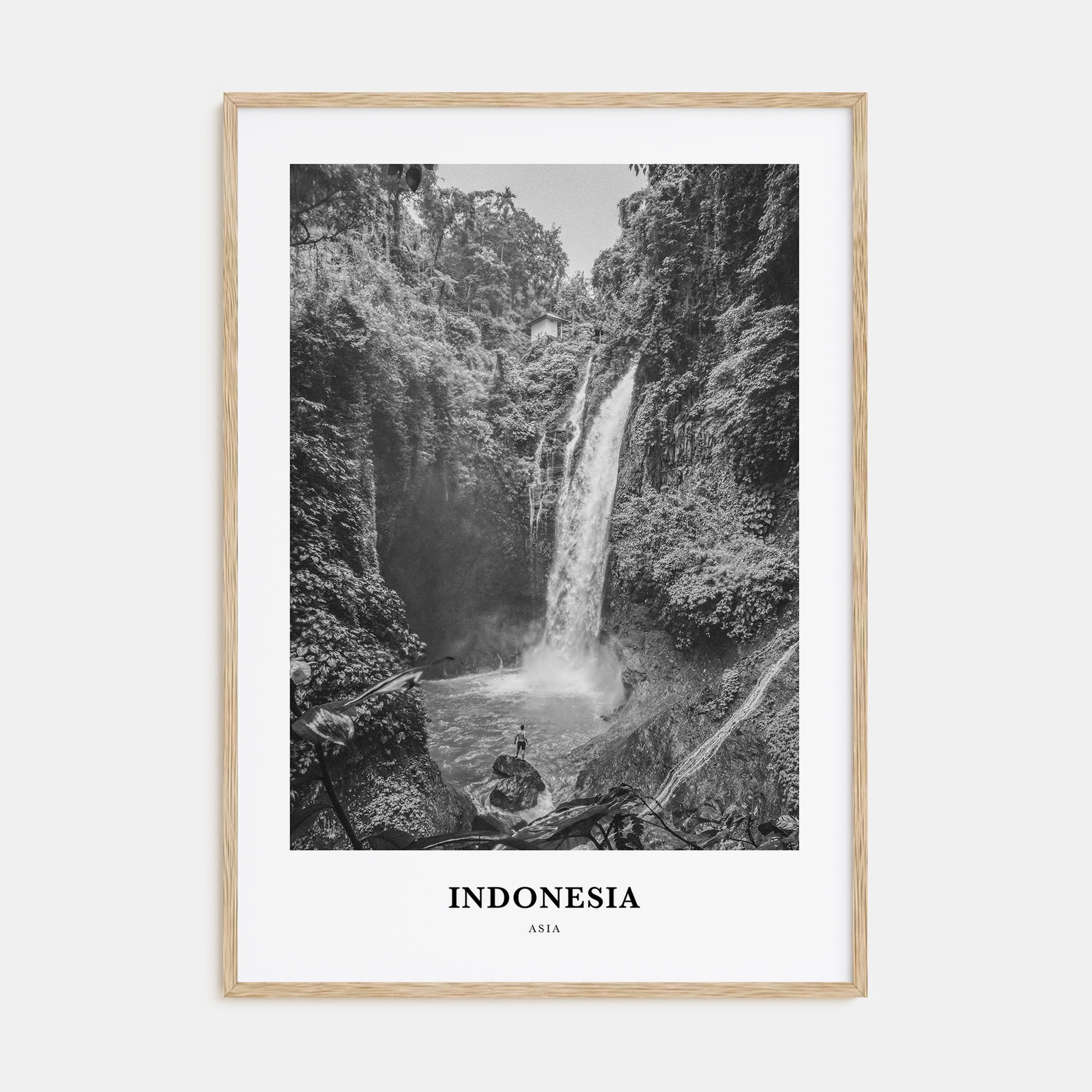 Indonesia Portrait B&W No 3 Poster