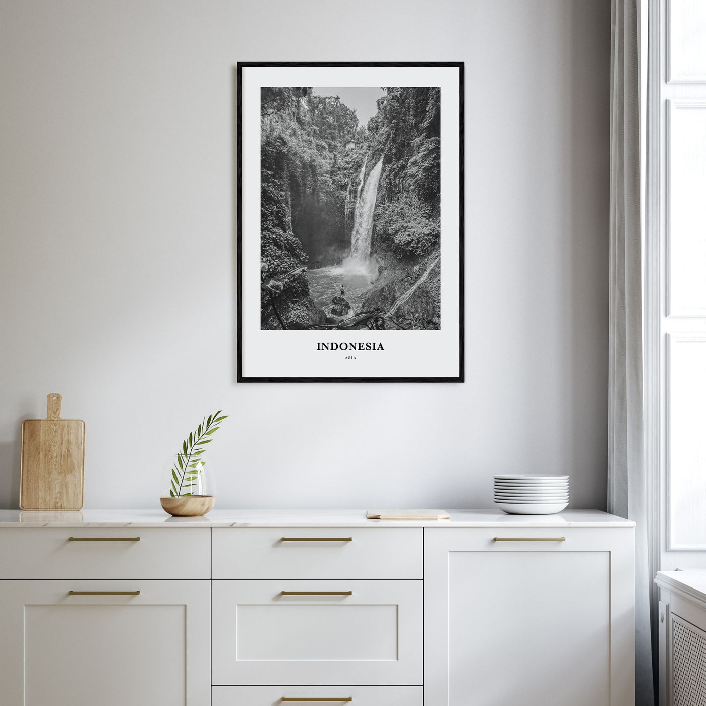 Indonesia Portrait B&W No 3 Poster