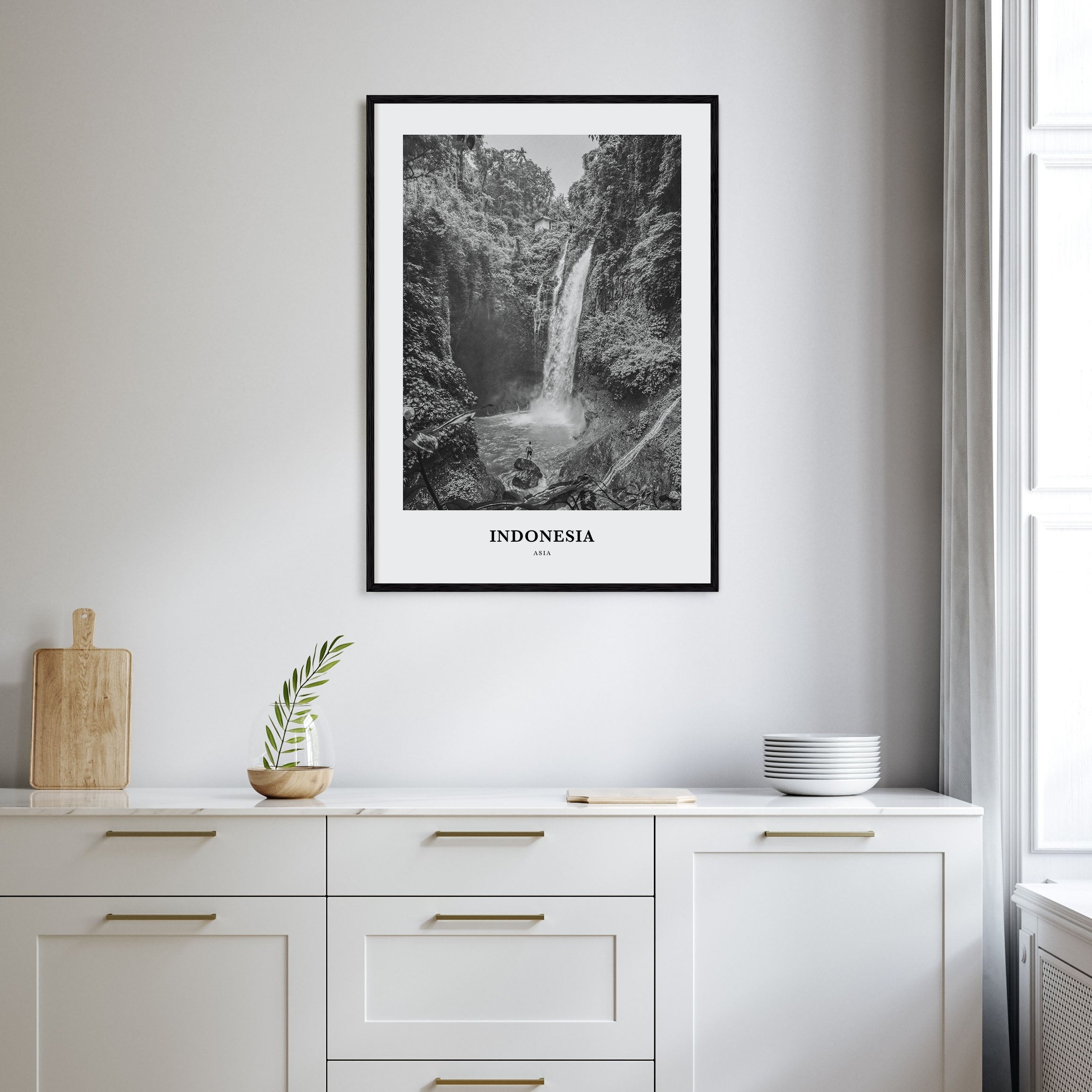 Indonesia Portrait B&W No 3 Poster