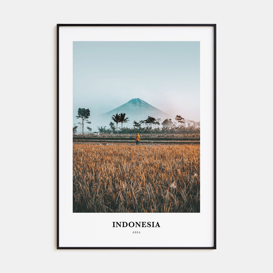 Indonesia Portrait Color Poster