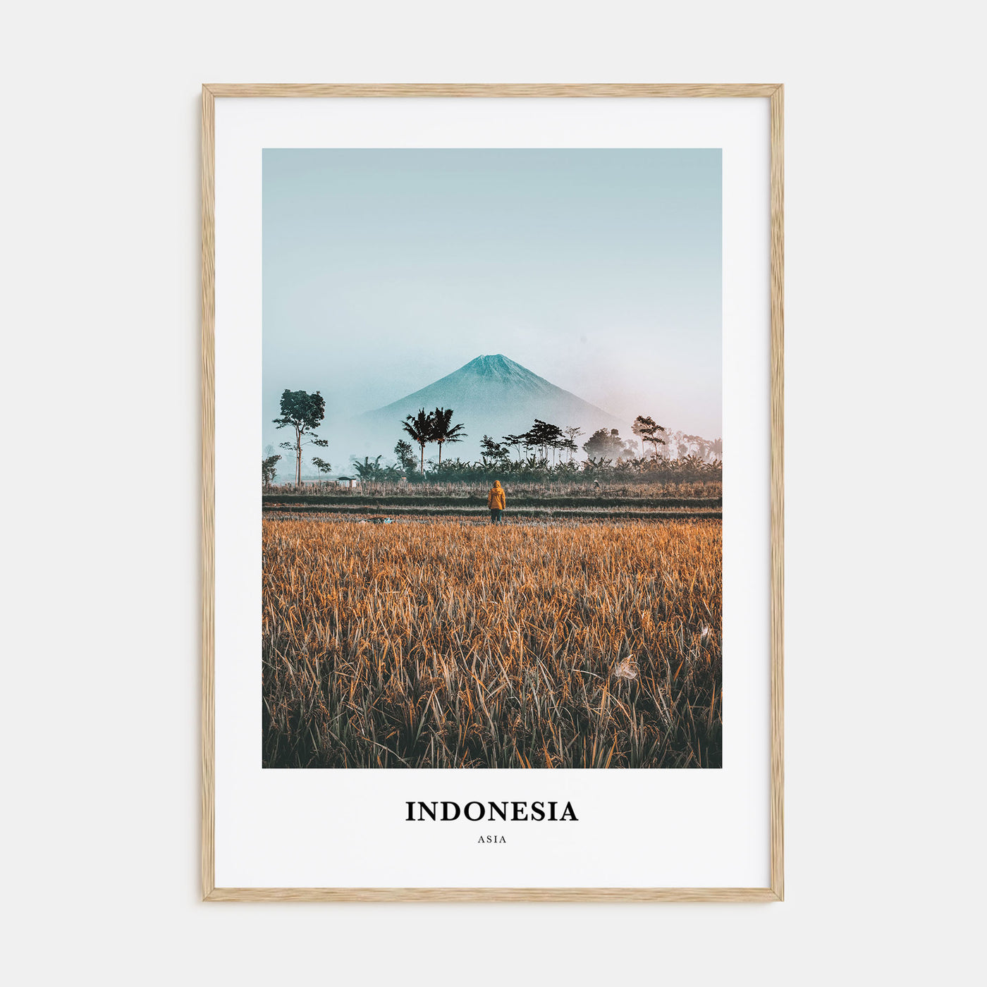 Indonesia Portrait Color Poster