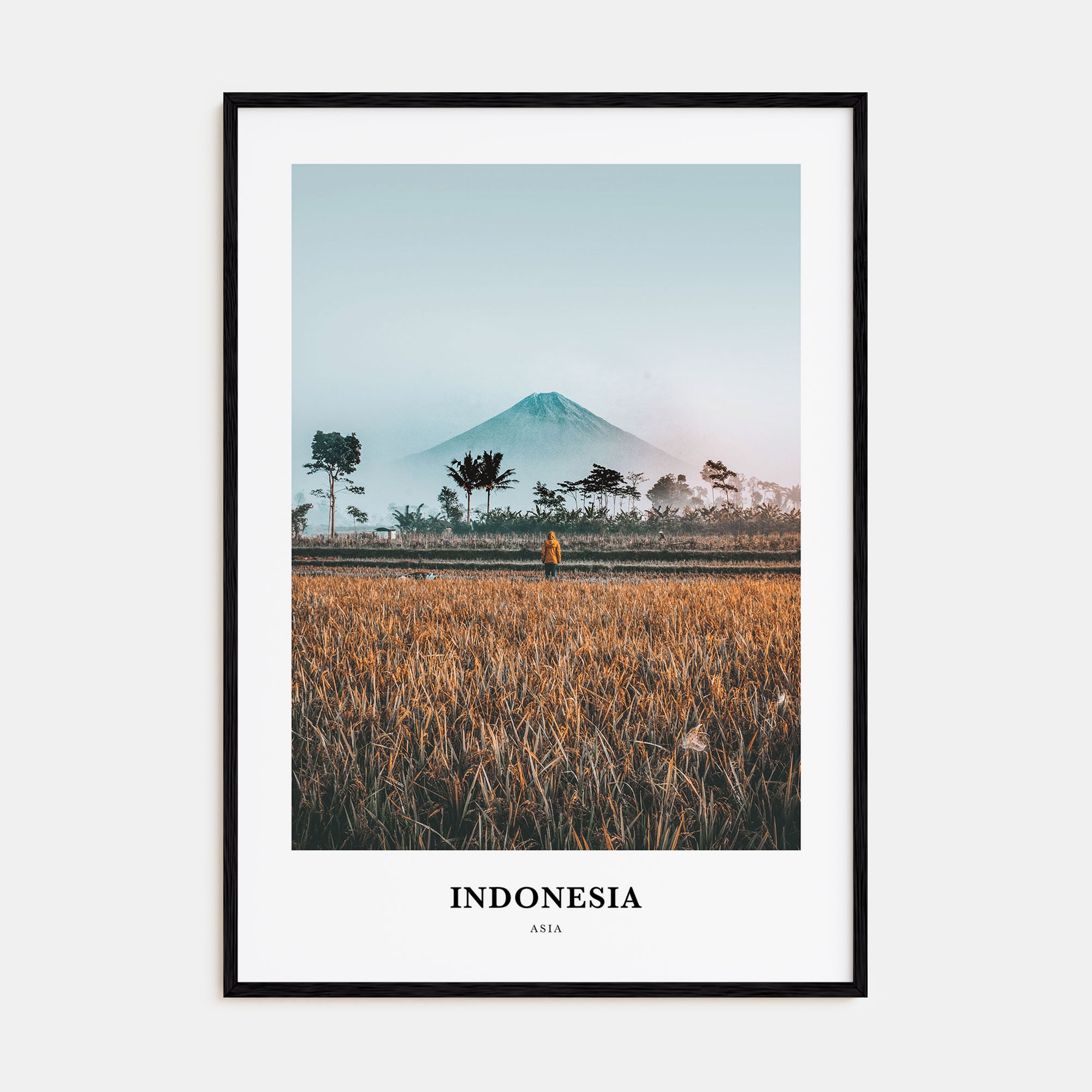 Indonesia Portrait Color Poster