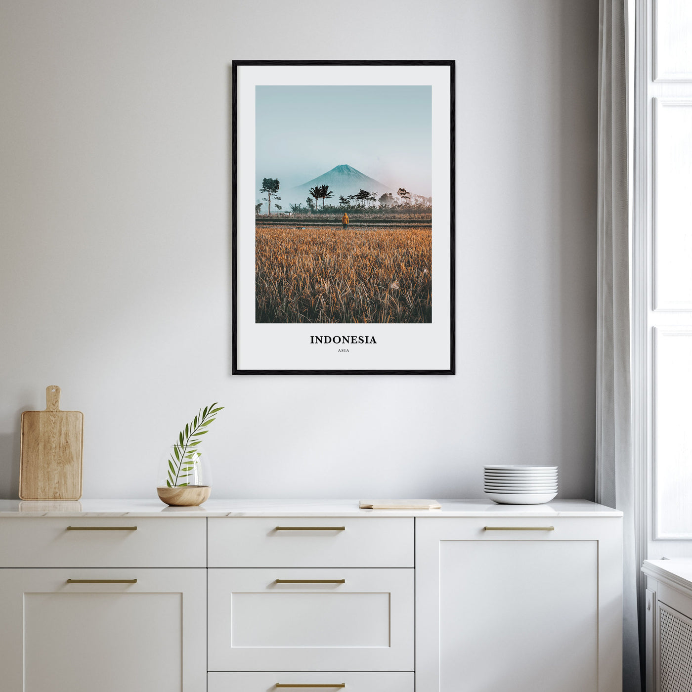 Indonesia Portrait Color Poster
