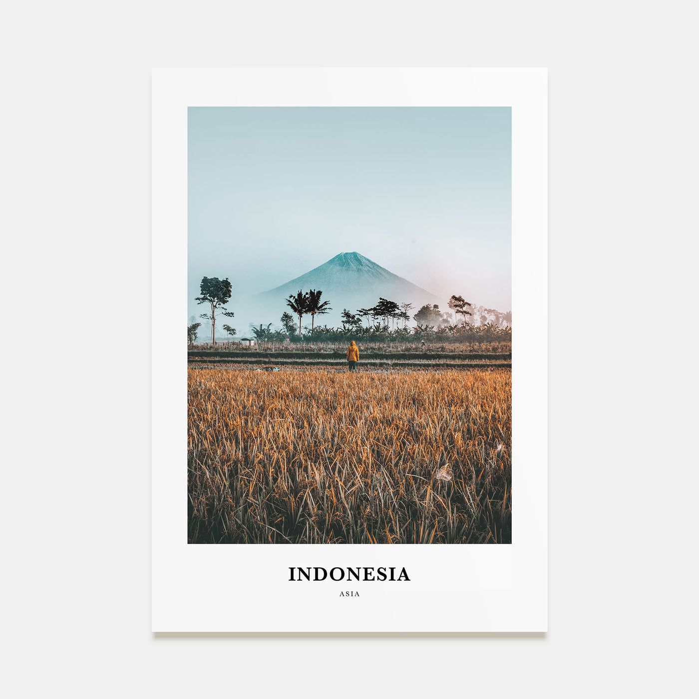 Indonesia Portrait Color Poster