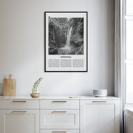 Indonesia Travel B&W No 3 Poster