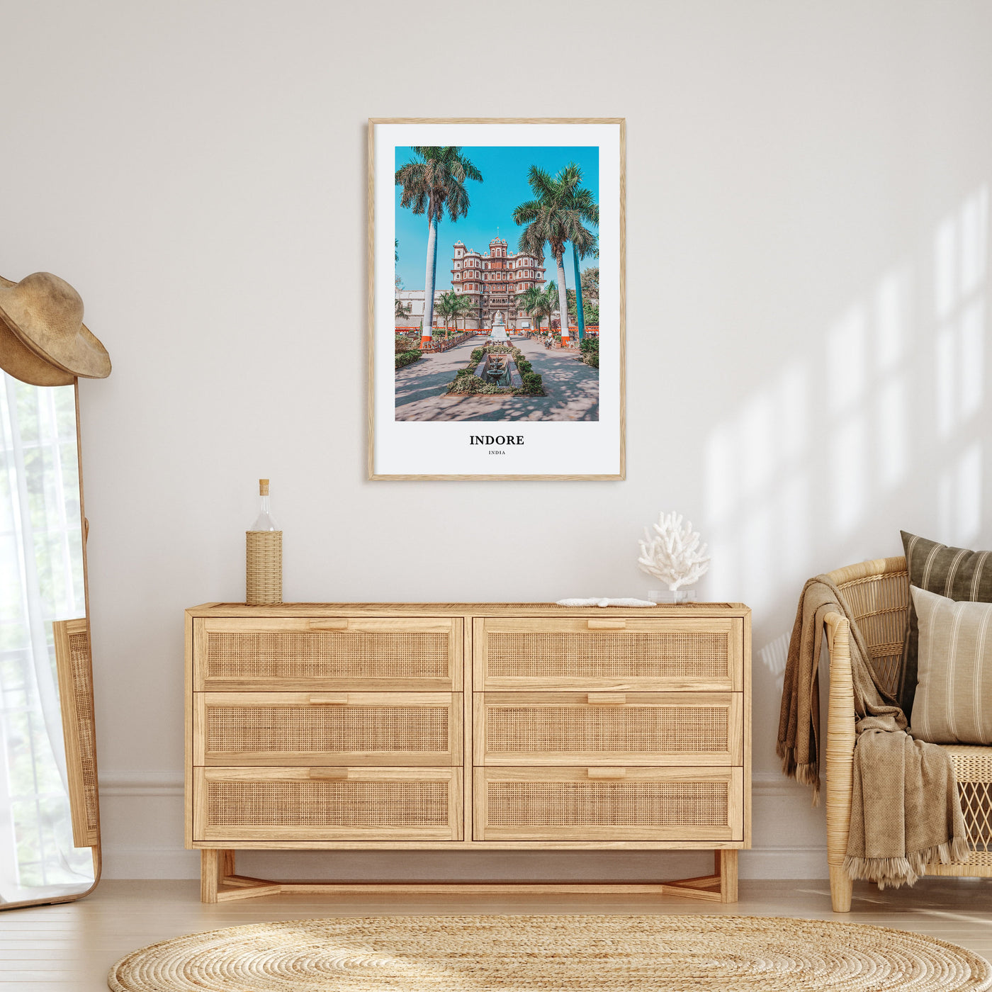 Indore Portrait Color Poster