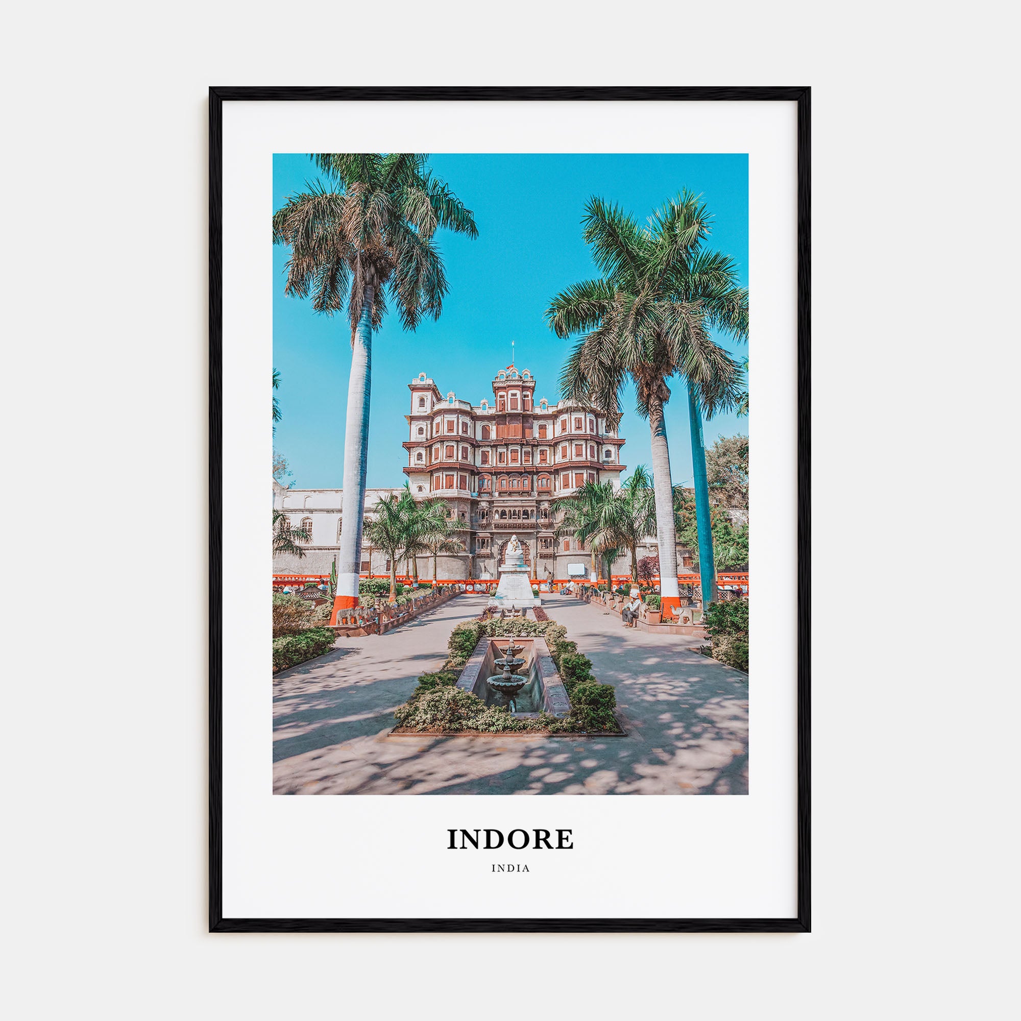 Indore Portrait Color Poster