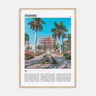 Indore Travel Color Poster