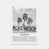 Inglewood Travel B&W Poster