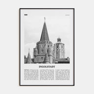 Ingolstadt Travel B&W Poster