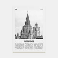 Ingolstadt Travel B&W Poster