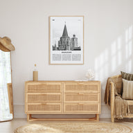 Ingolstadt Travel B&W Poster