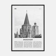 Ingolstadt Travel B&W Poster