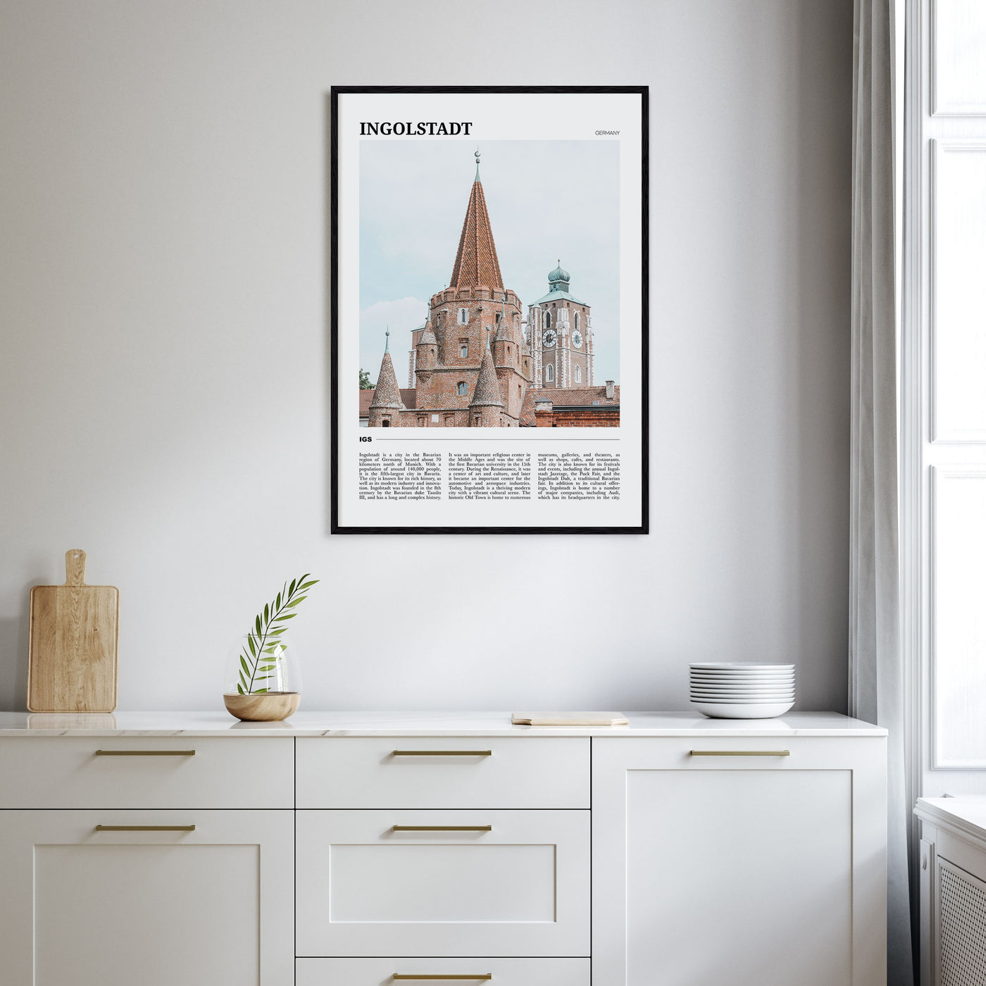 Ingolstadt Travel Color Poster