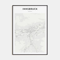Innsbruck Map Portrait Poster