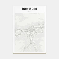 Innsbruck Map Portrait Poster