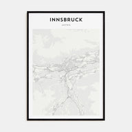 Innsbruck Map Portrait Poster