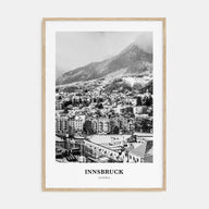 Innsbruck Portrait B&W Poster