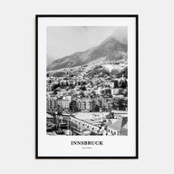 Innsbruck Portrait B&W Poster
