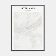 Interlaken Map Portrait Poster