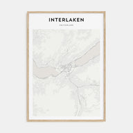 Interlaken Map Portrait Poster