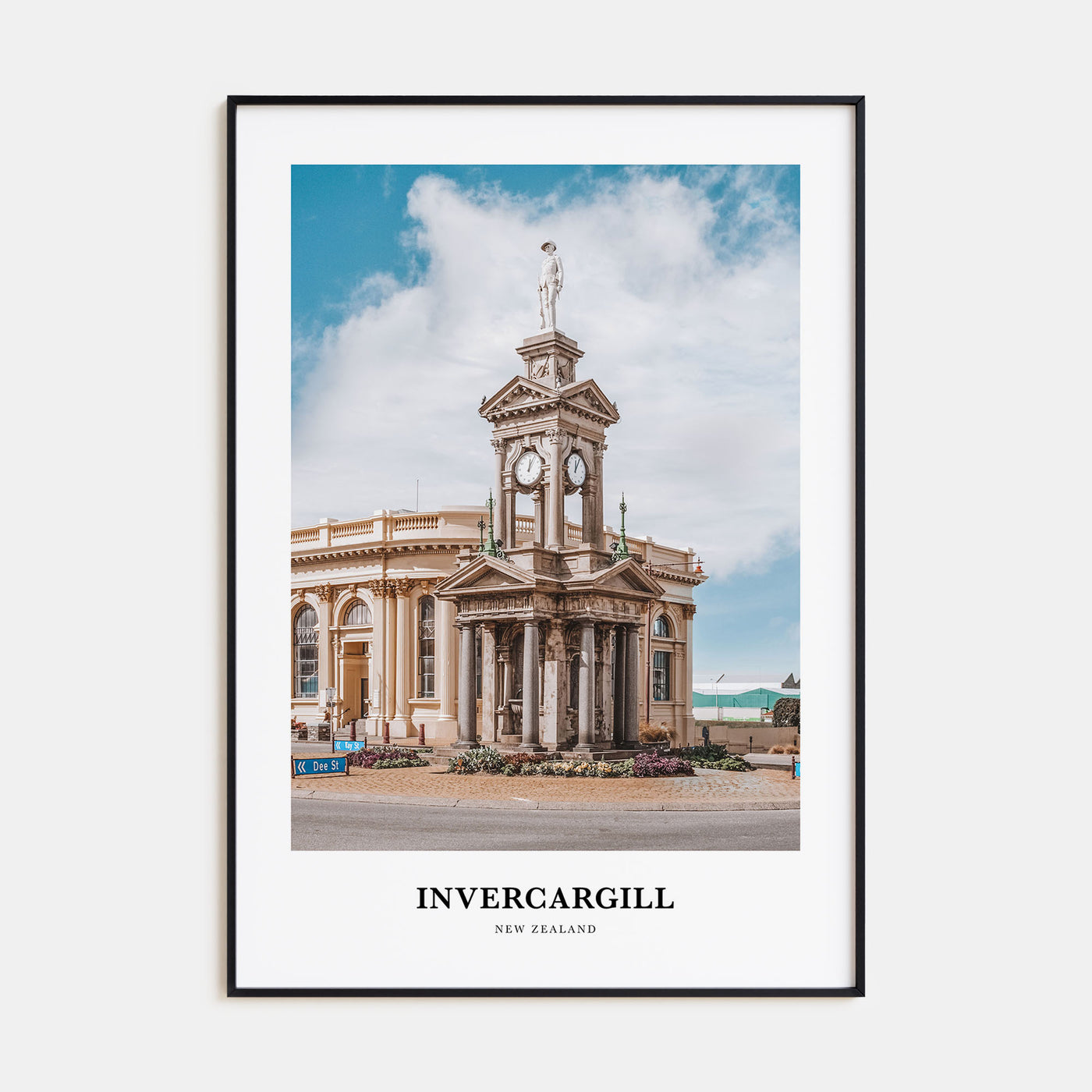 Invercargill Portrait Color Poster