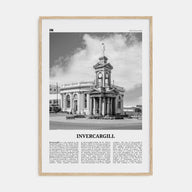 Invercargill Travel B&W Poster