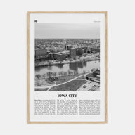 Iowa City Travel B&W Poster