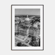 Iowa Photo B&W Poster