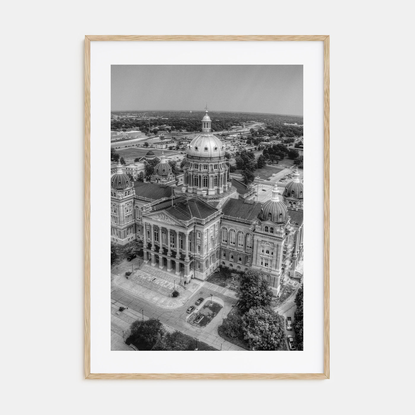 Iowa Photo B&W Poster