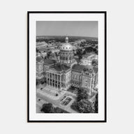 Iowa Photo B&W Poster