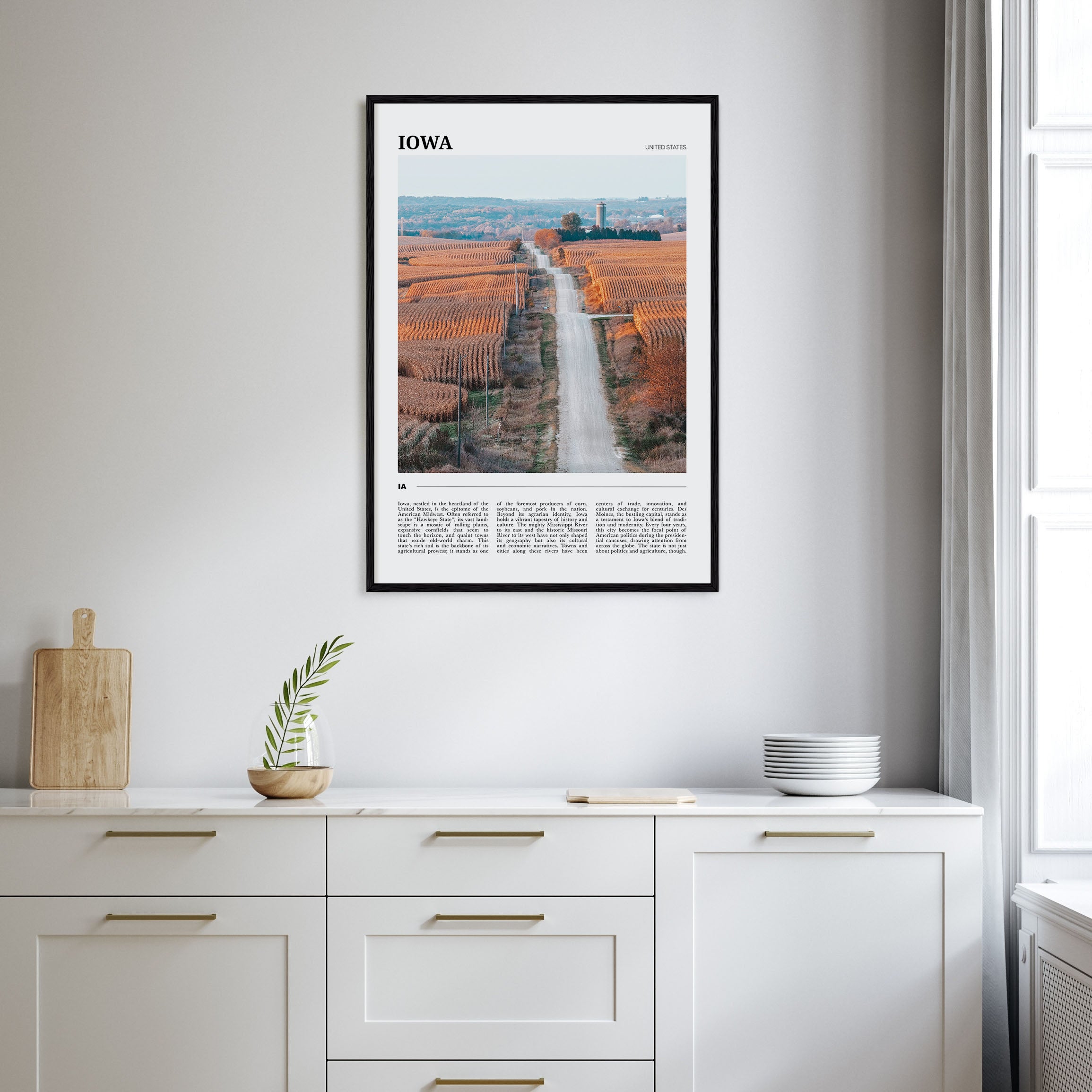 Iowa Travel Color Poster