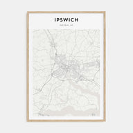 Ipswich Map Portrait Poster