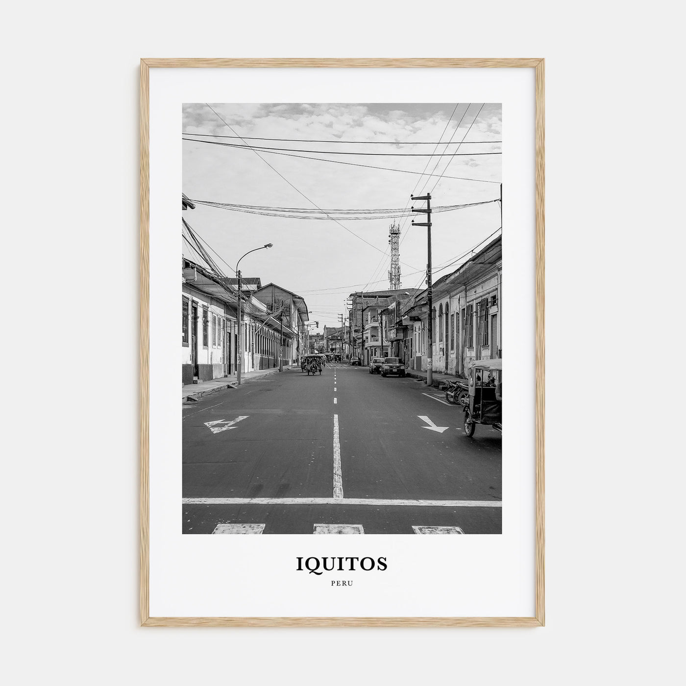 Iquitos Portrait B&W Poster