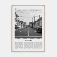 Iquitos Travel B&W Poster