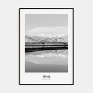 Iraq Portrait B&W Poster