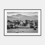 Ireland Landscape B&W Poster