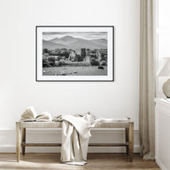 Ireland Landscape B&W Poster
