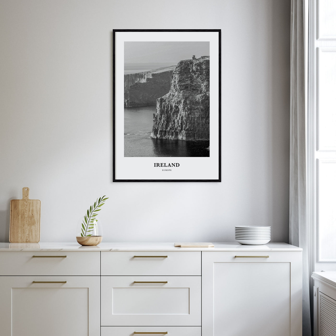 Ireland Portrait B&W No 1 Poster