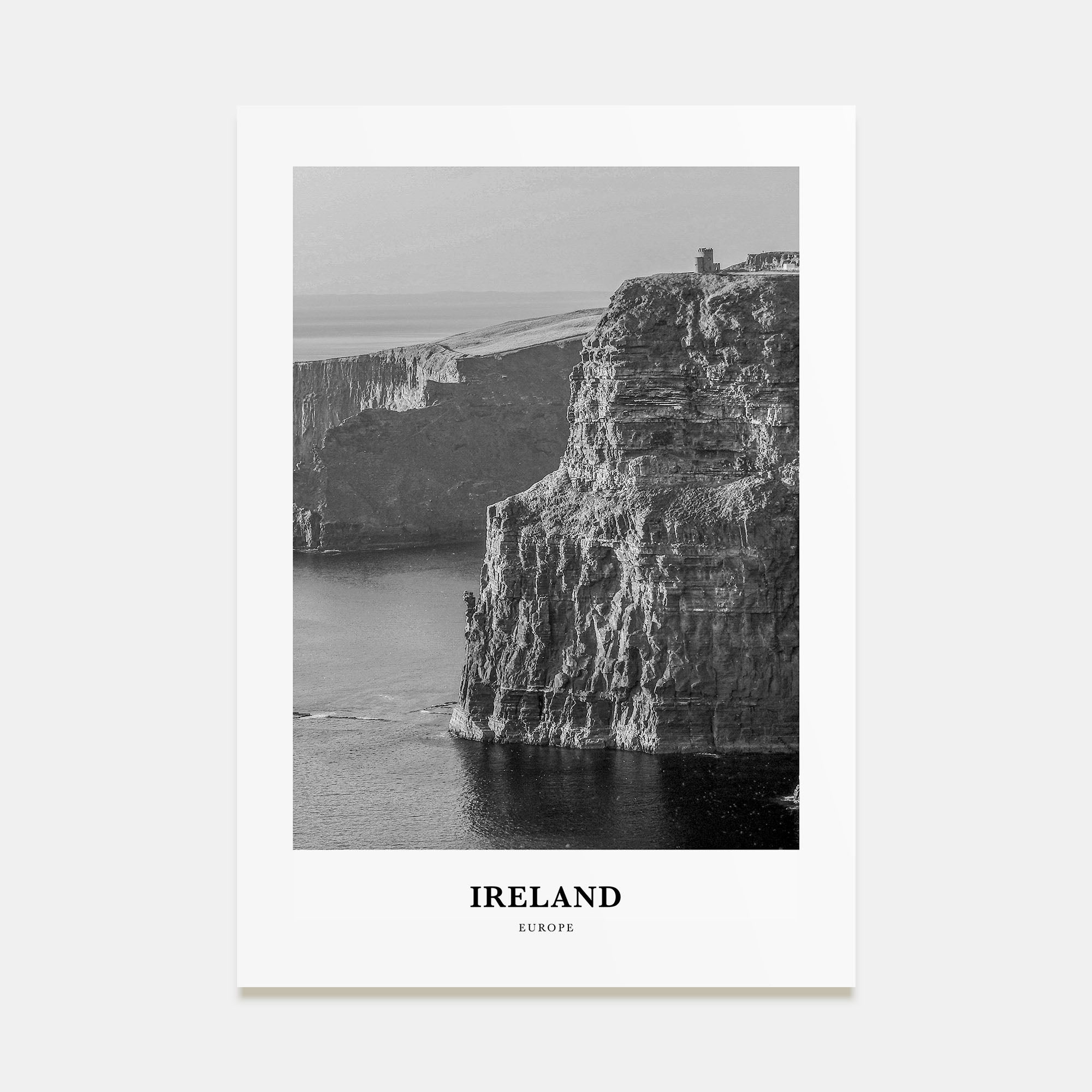 Ireland Portrait B&W No 1 Poster