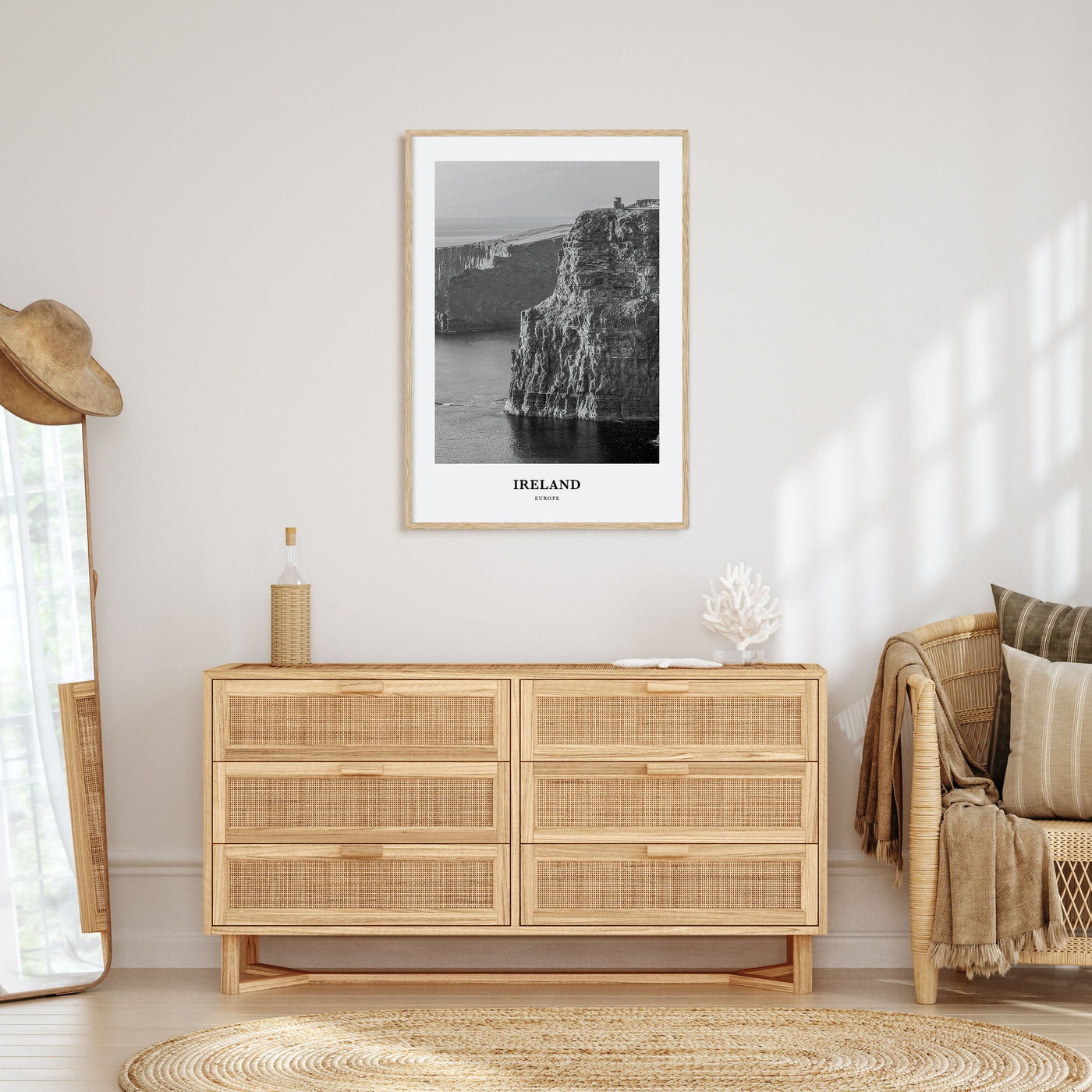 Ireland Portrait B&W No 1 Poster