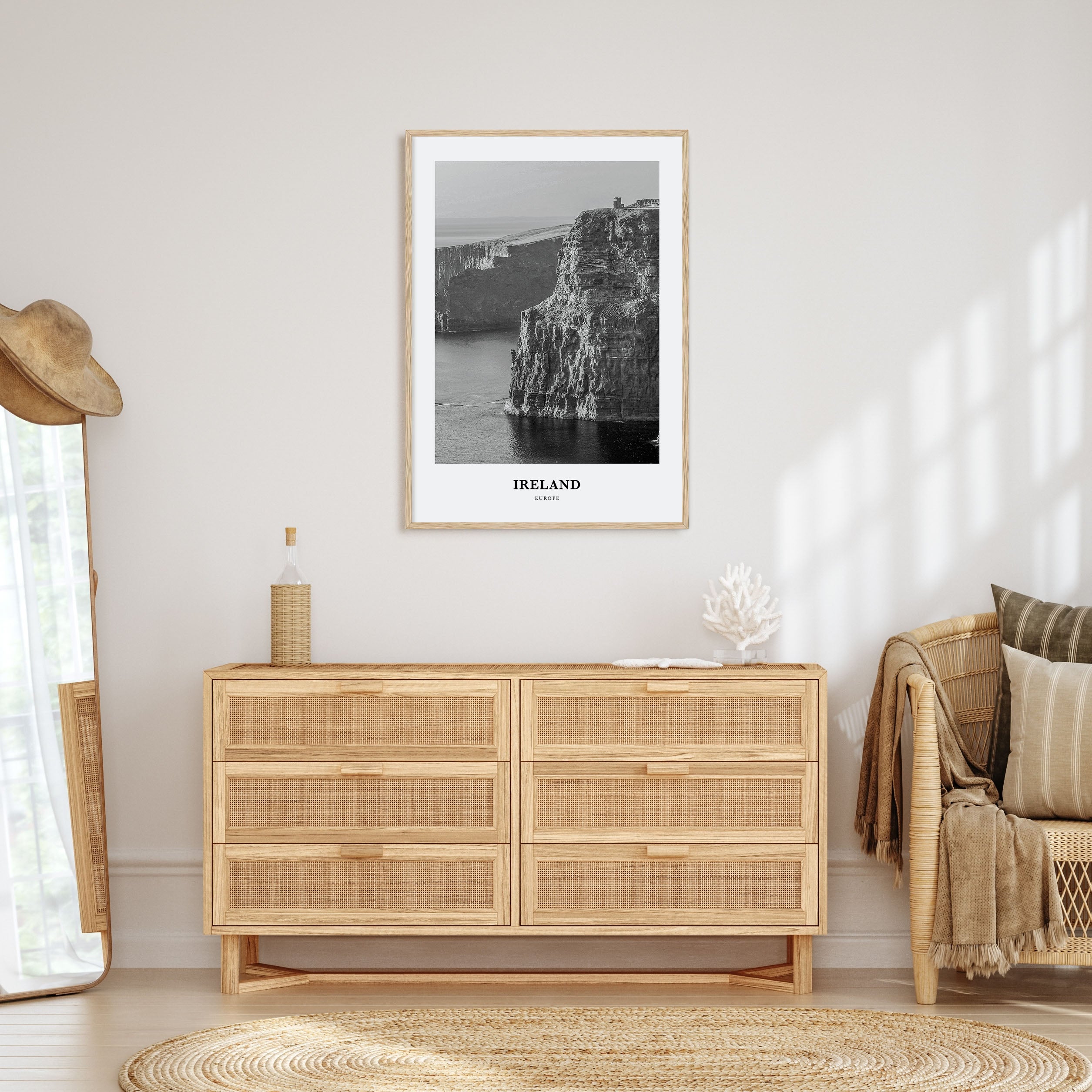 Ireland Portrait B&W No 1 Poster