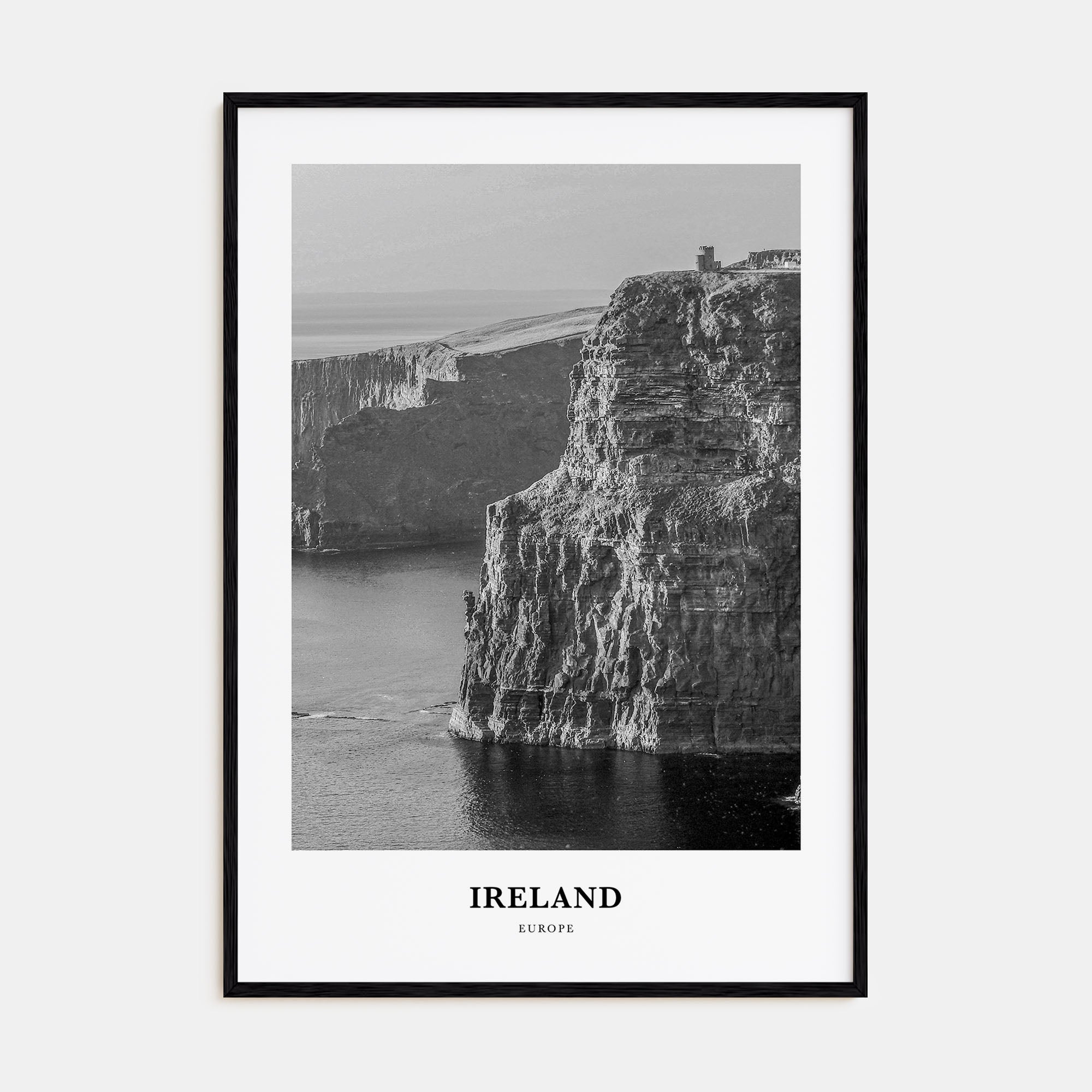 Ireland Portrait B&W No 1 Poster